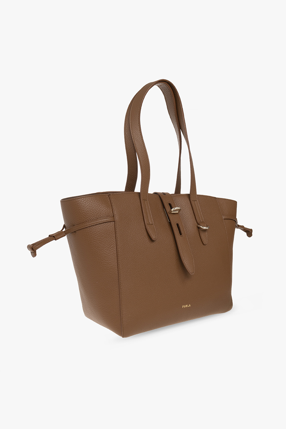 Barley used lost dust bag and box - Brown 'Net' shopper bag Furla